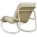 Lyra Beige Outdoor Rocking Chair, King